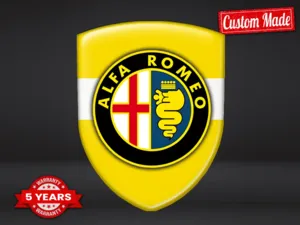 Alfa Romeo Business Sticker Etiketten Stilvoll Anpassbar Robust